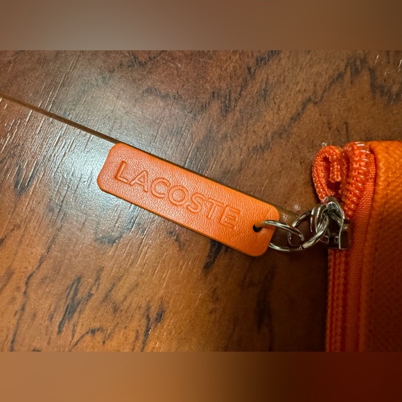 Lacoste Orange Pouch - Picture 3 of 4